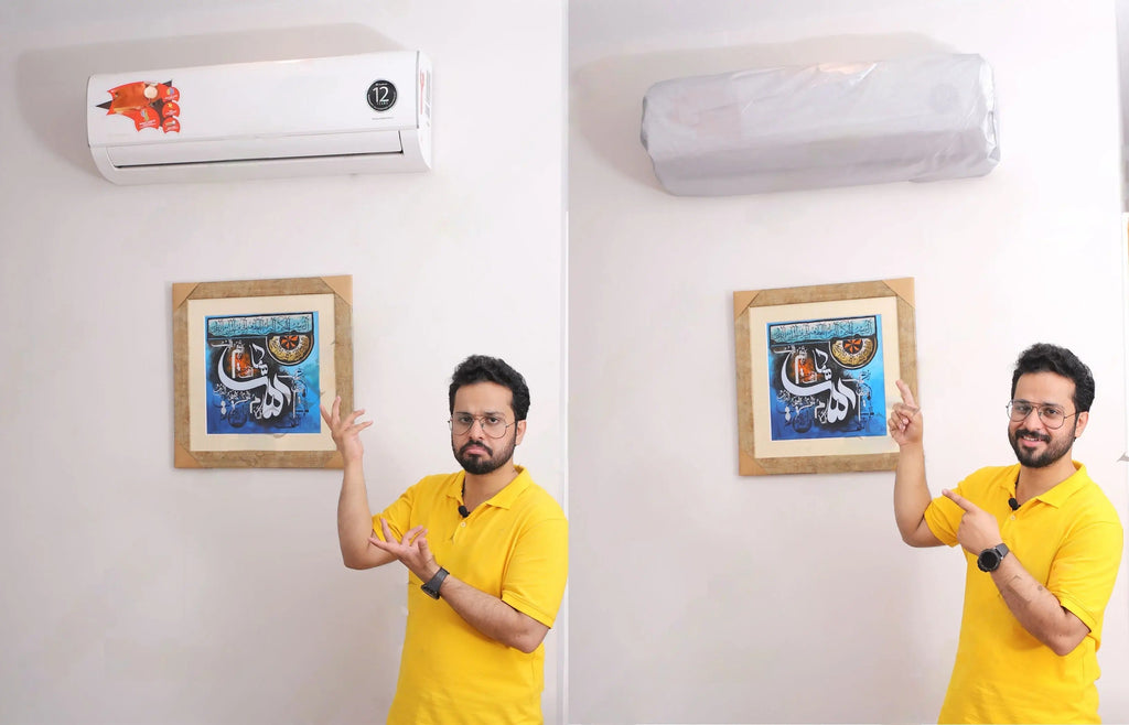 AC Cover - (Inner + Outer Unit Set) - Silver Grey