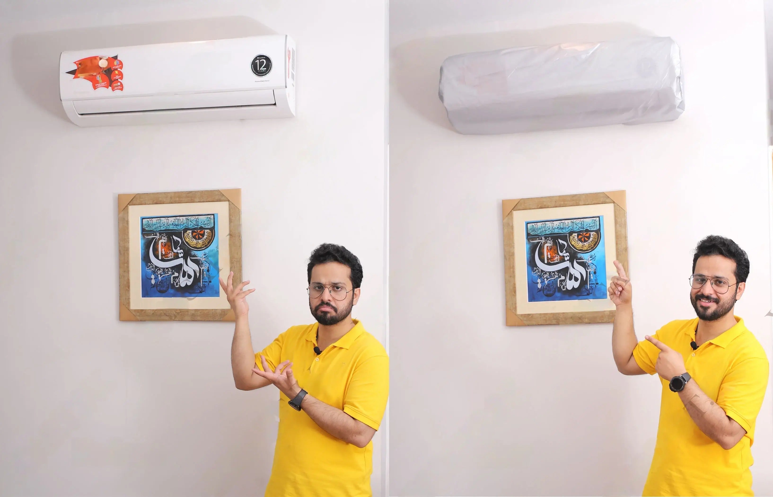 AC Cover - (Inner + Outer Unit Set) - Silver Grey