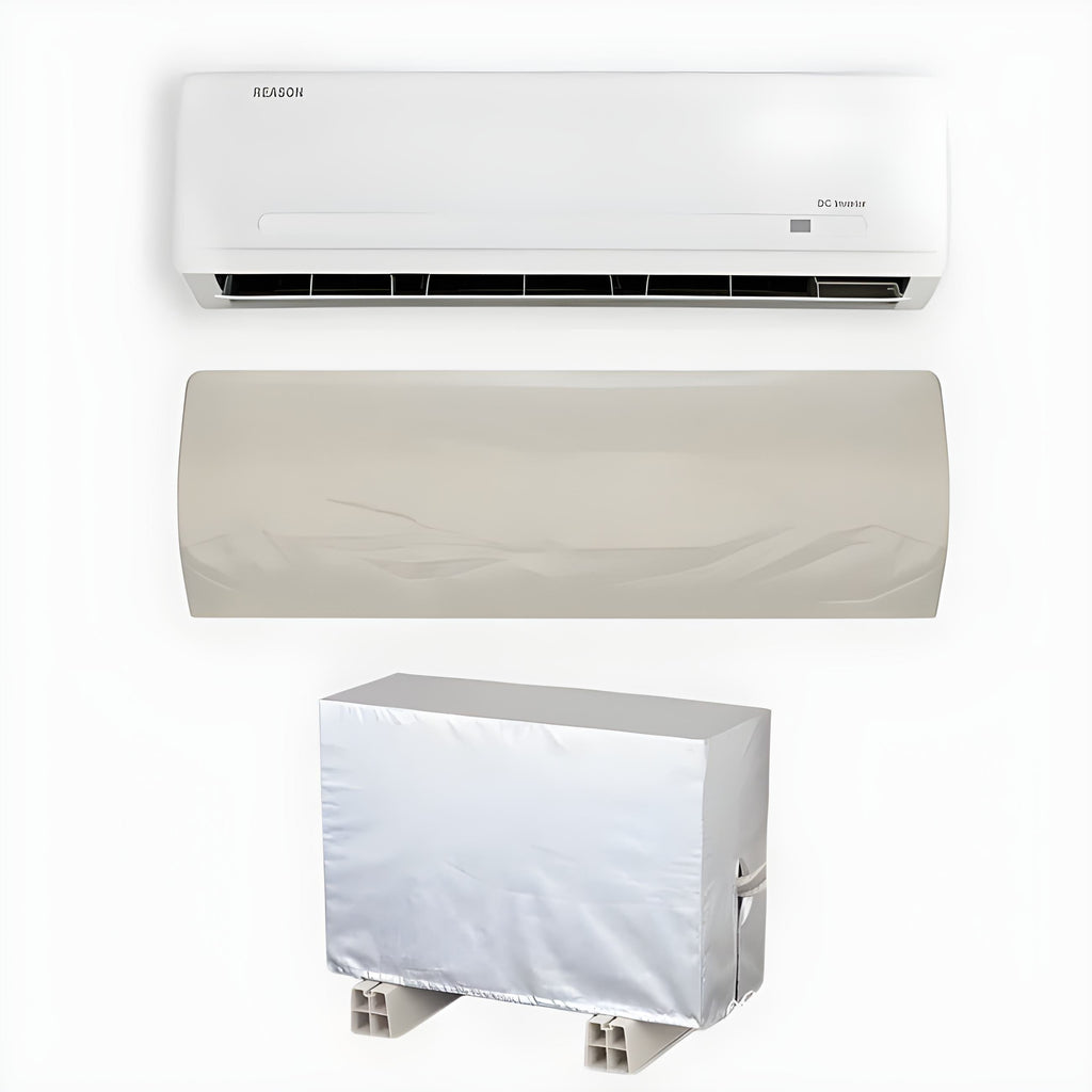 AC Cover - (Inner + Outer Unit Set) - Silver Grey