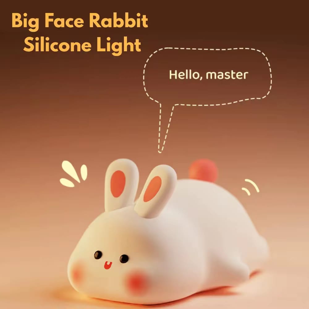 Big Face Bunny Rabbit Lamp