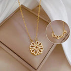 Magnetic Heart Design Gold Plated Necklace Silver & Golden (Free Delivery)
