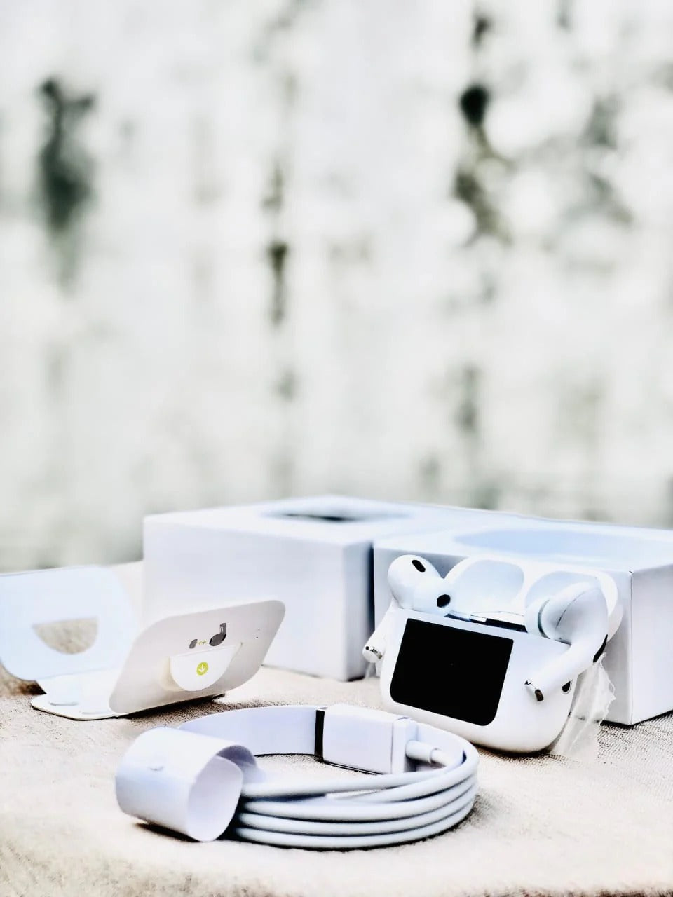 Pro Wireless Earbuds Bluetooth Headphones with Smart Touch Screen ANC