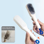 Self-Cleaning Anti-Static Hair Brush