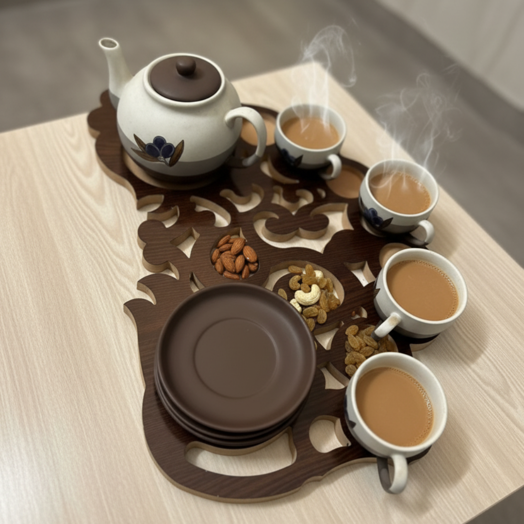Premium Wooden Serving Tray