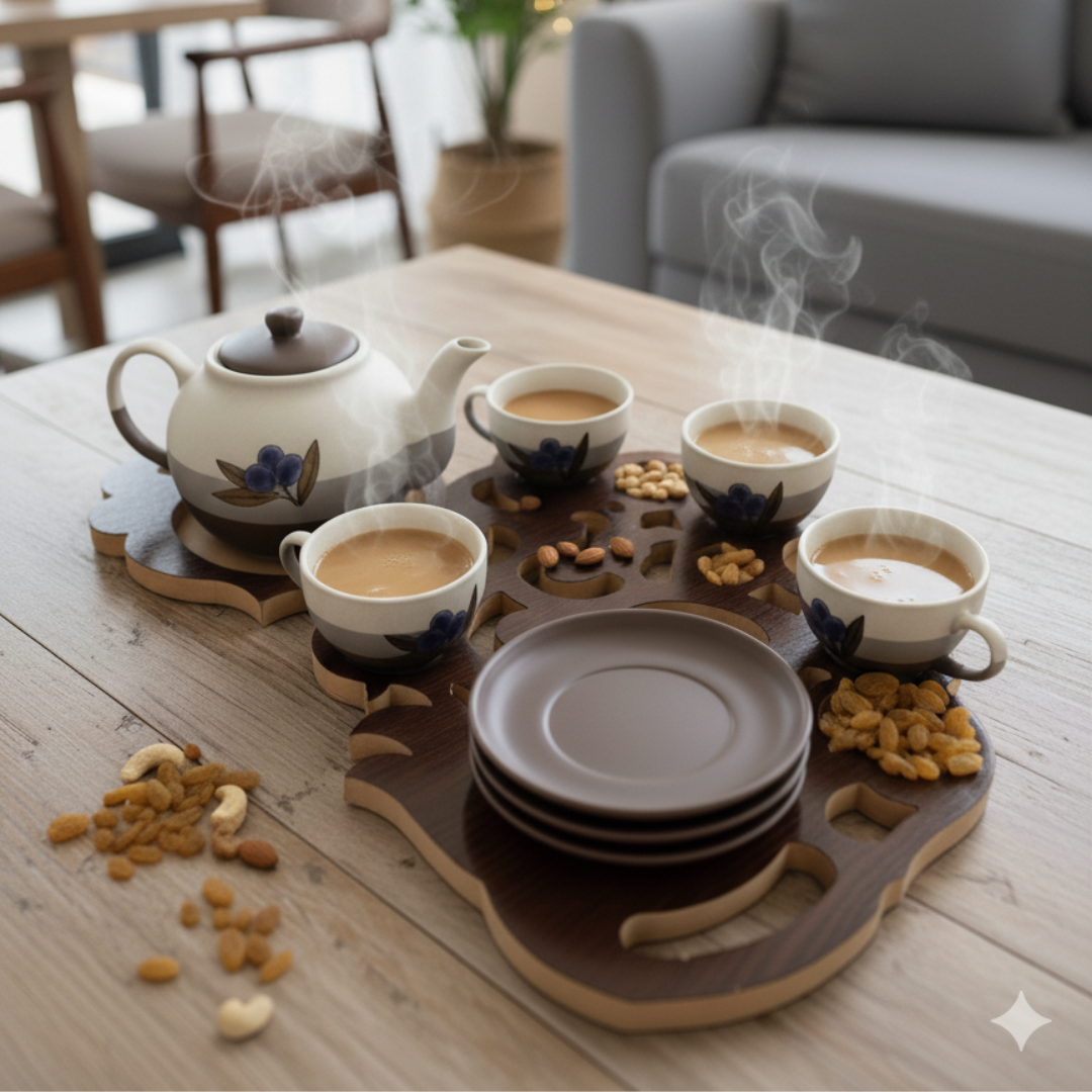 Premium Wooden Serving Tray